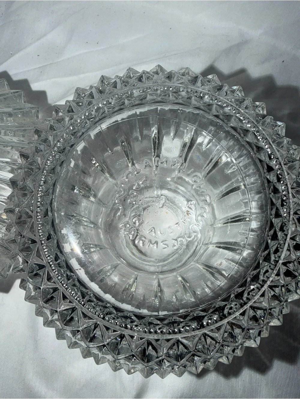 classic clear glass oil lamp